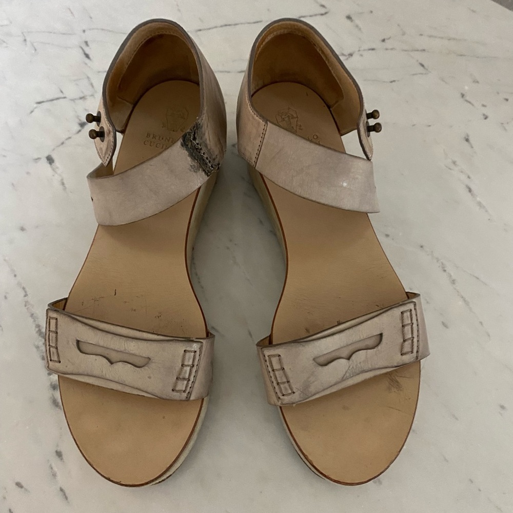 Brunello Cucinelli flatform size 35 1/2 - feels like a true 6.